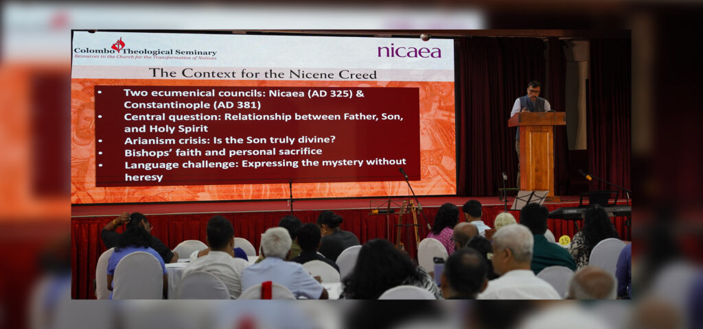 The Faith Entrusted Symposium: Nicaea for the Sri Lankan Church Today